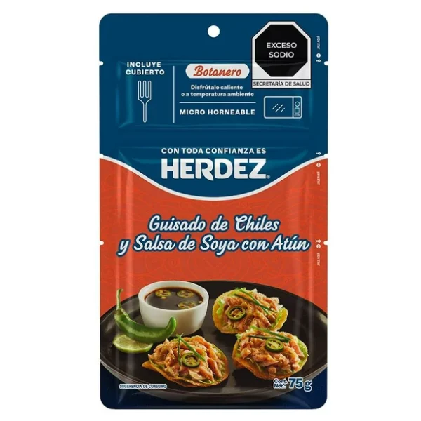 Guisado de Chiles y Salsa de Soya con Atún 75 g