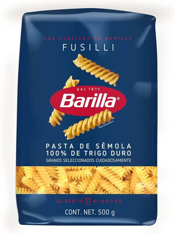 PASTAS CORTAS Fusilli 500 gr