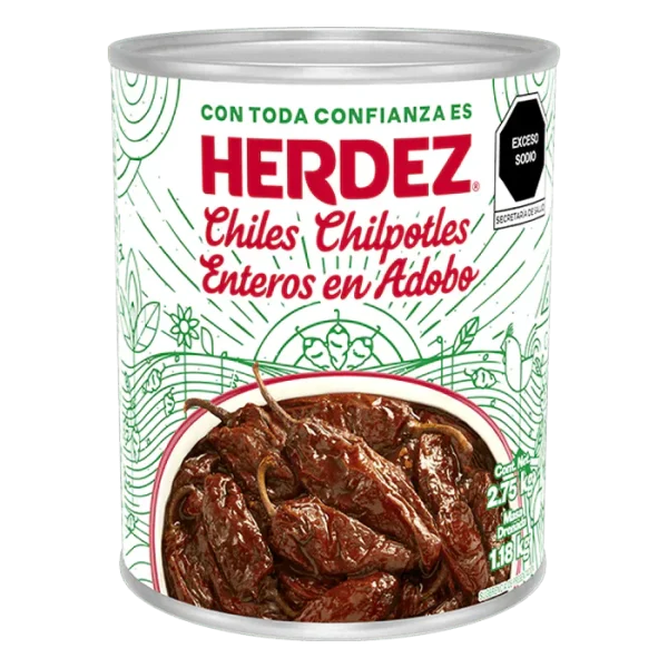 Chiles Chipotles Enteros en Adobo 2,75 kg